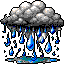 Ícone de clima de chuva